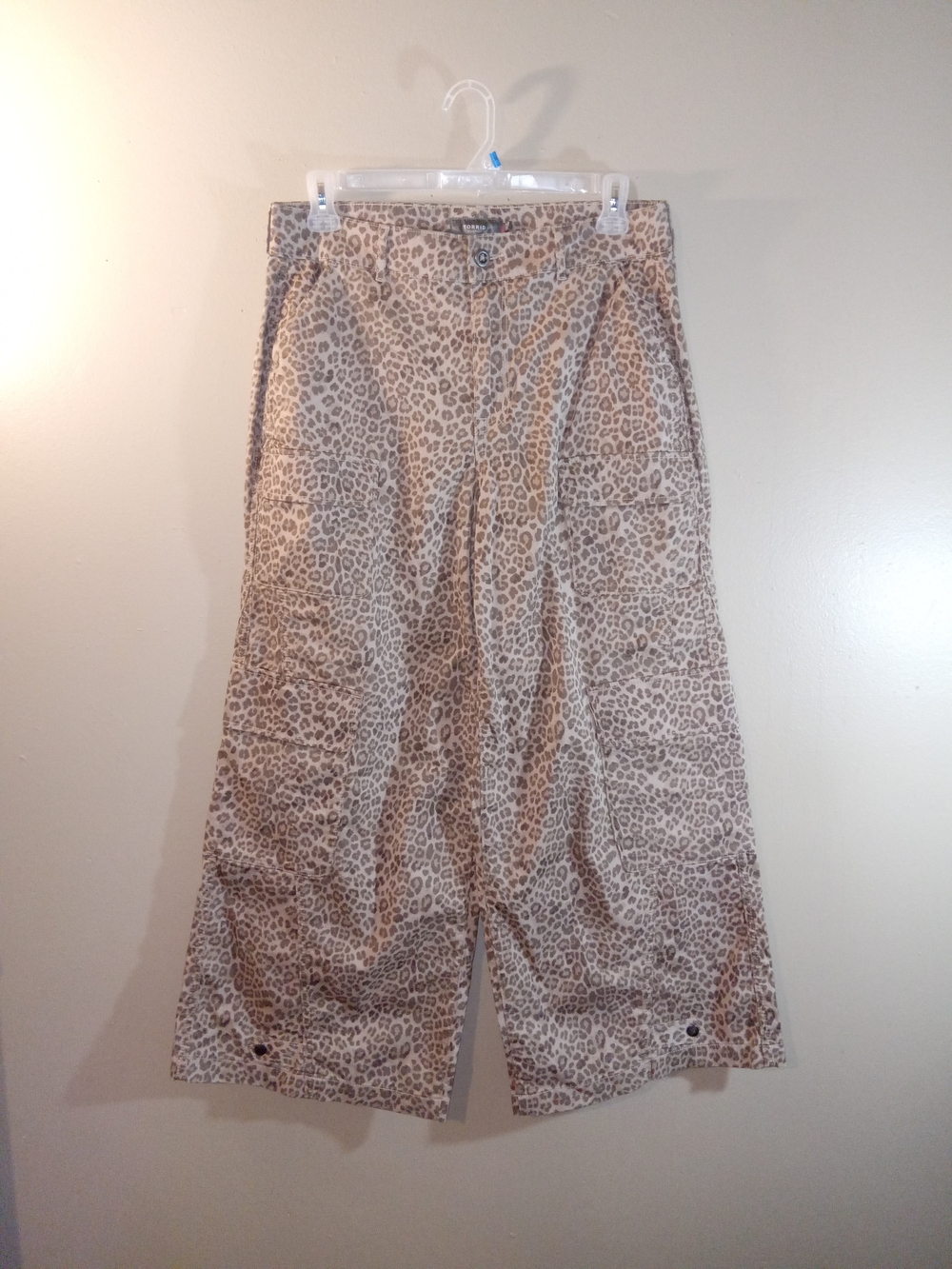 torrid Brown And Tan Leopard Print Wide Leg Pants